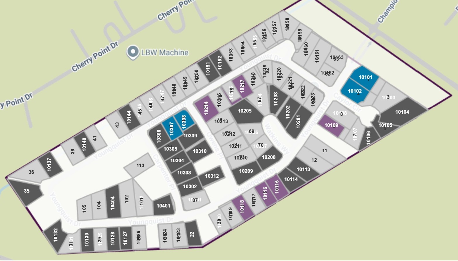 Country Creek site plan