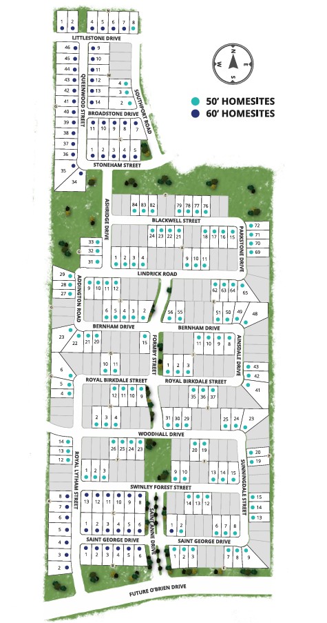 Enclave at Legacy Hills site plan