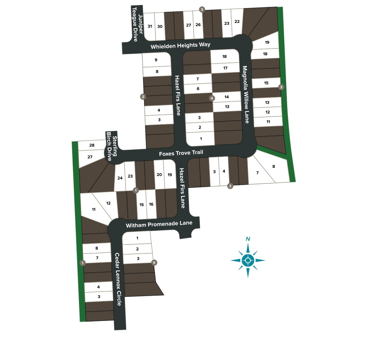 Emory Glen site plan