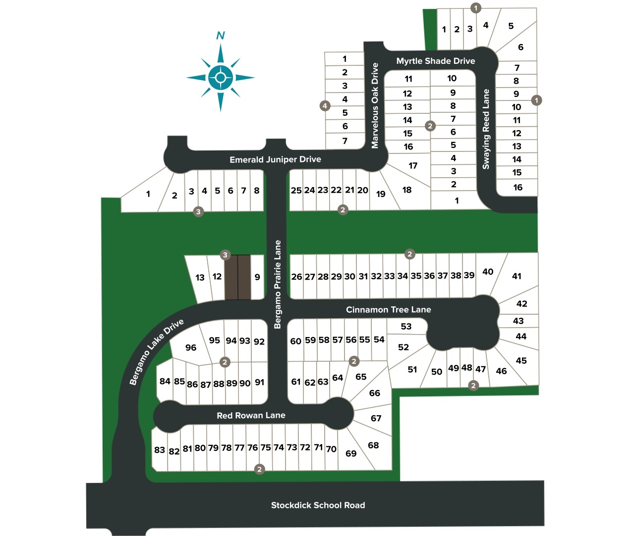Bergamo site plan