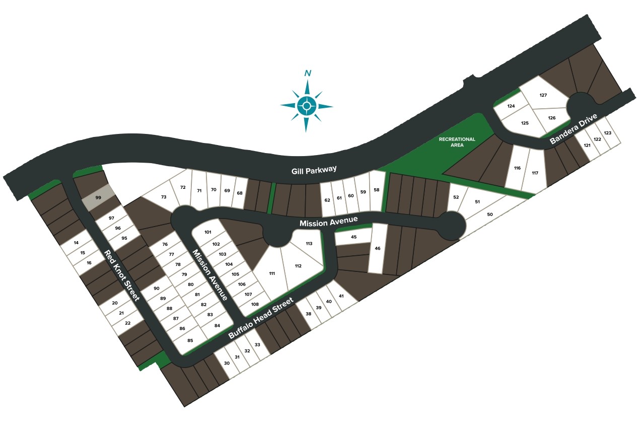 Blue Heron Estates site plan
