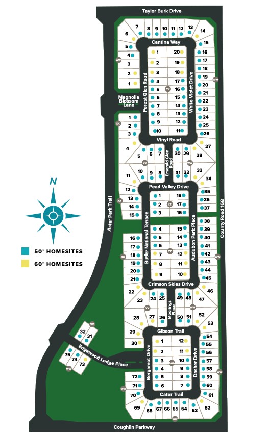 Aster Park site plan