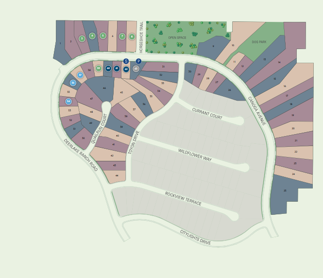 Horizon at Deerlake Ranch site plan