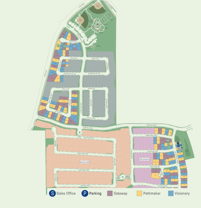 Pathway at Cimarron Ridge site plan