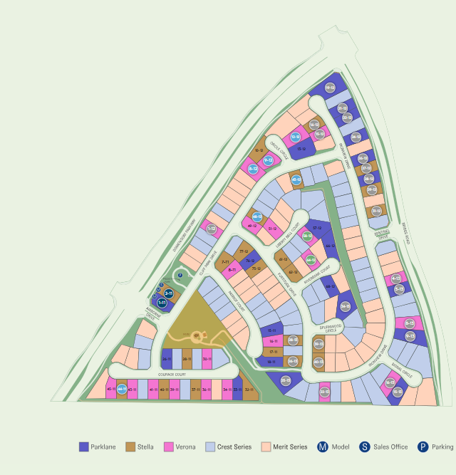 Heritage at Banner Park site plan