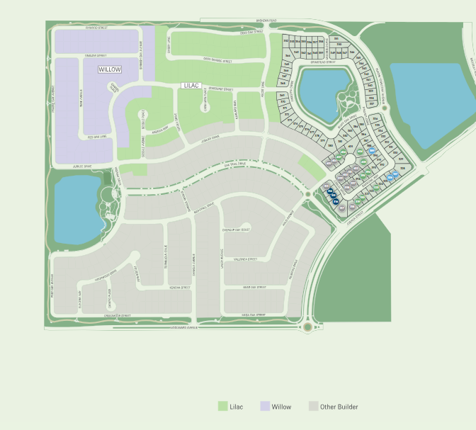 Amber at Oakwood Trails site plan