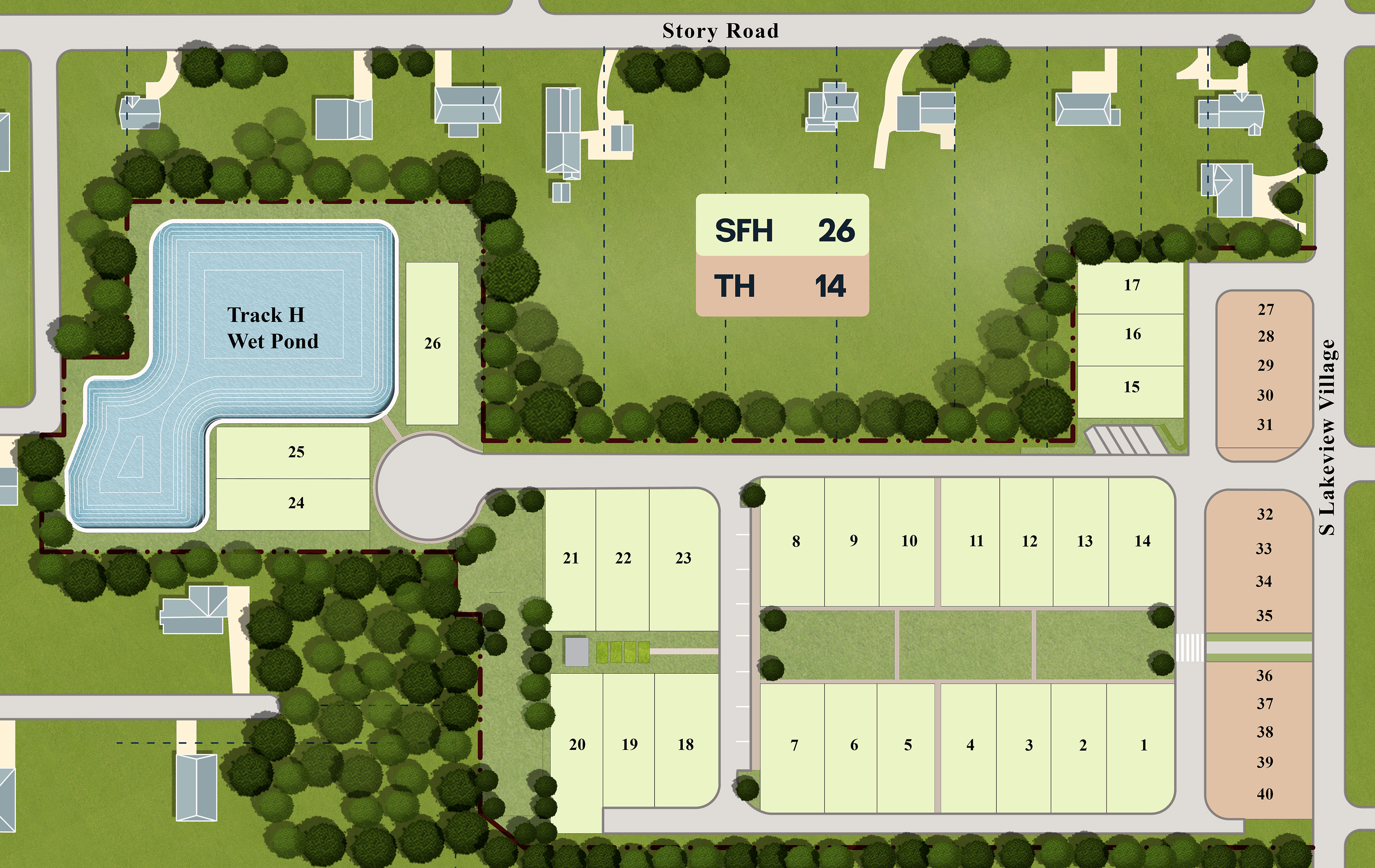 Lakeview Village Estates site plan
