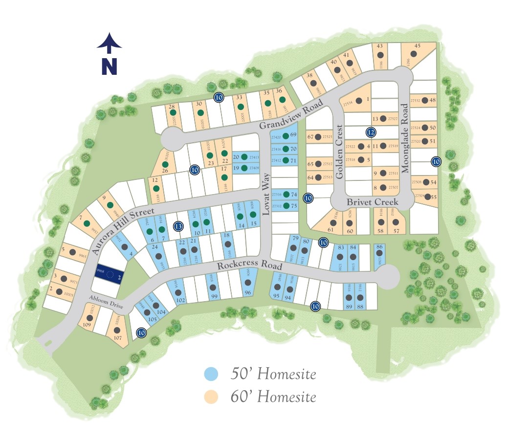 Windsong site plan