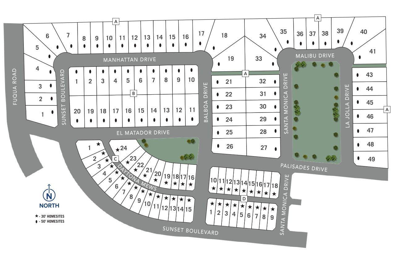Bayside site plan