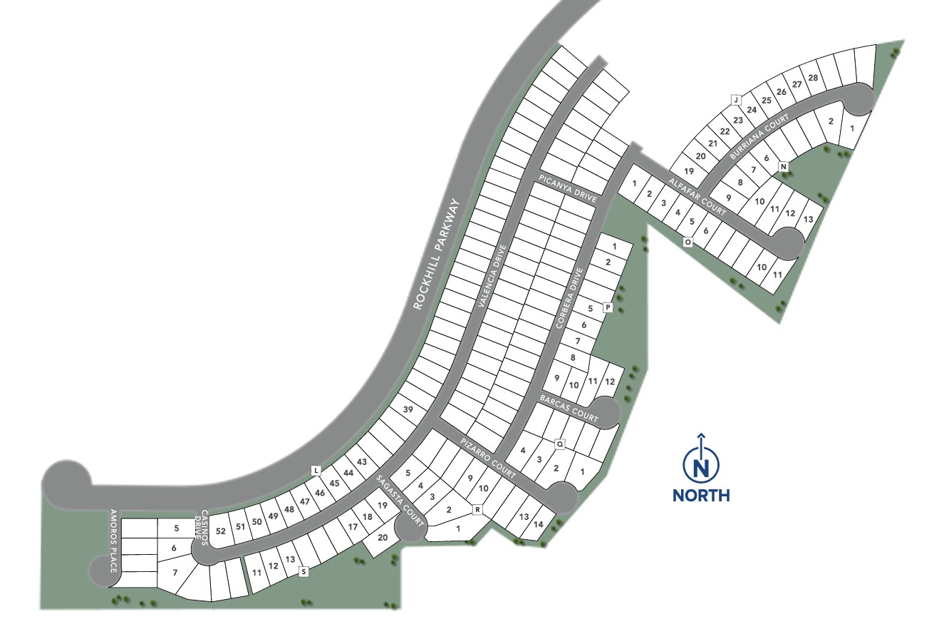 Valencia On The Lake site plan