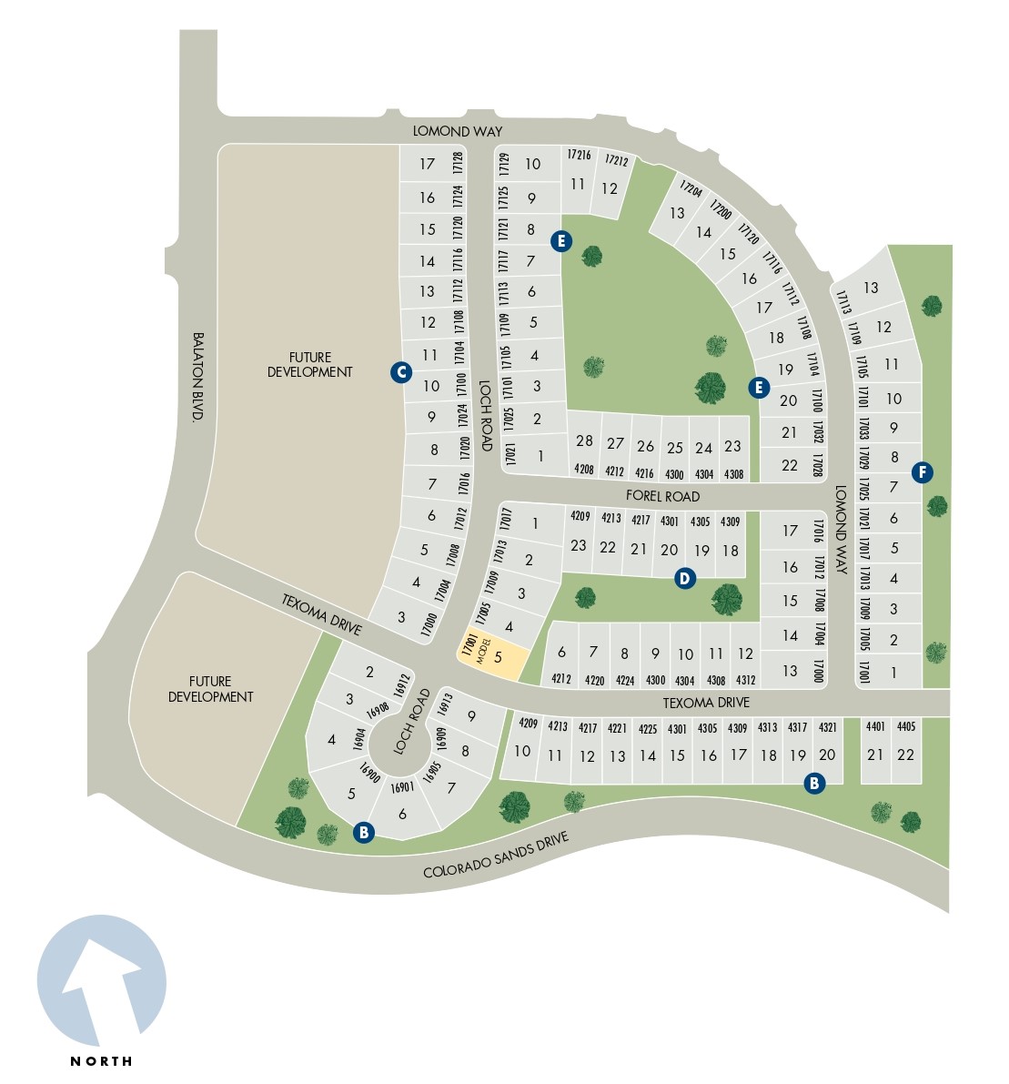 Lakeside Meadows site plan