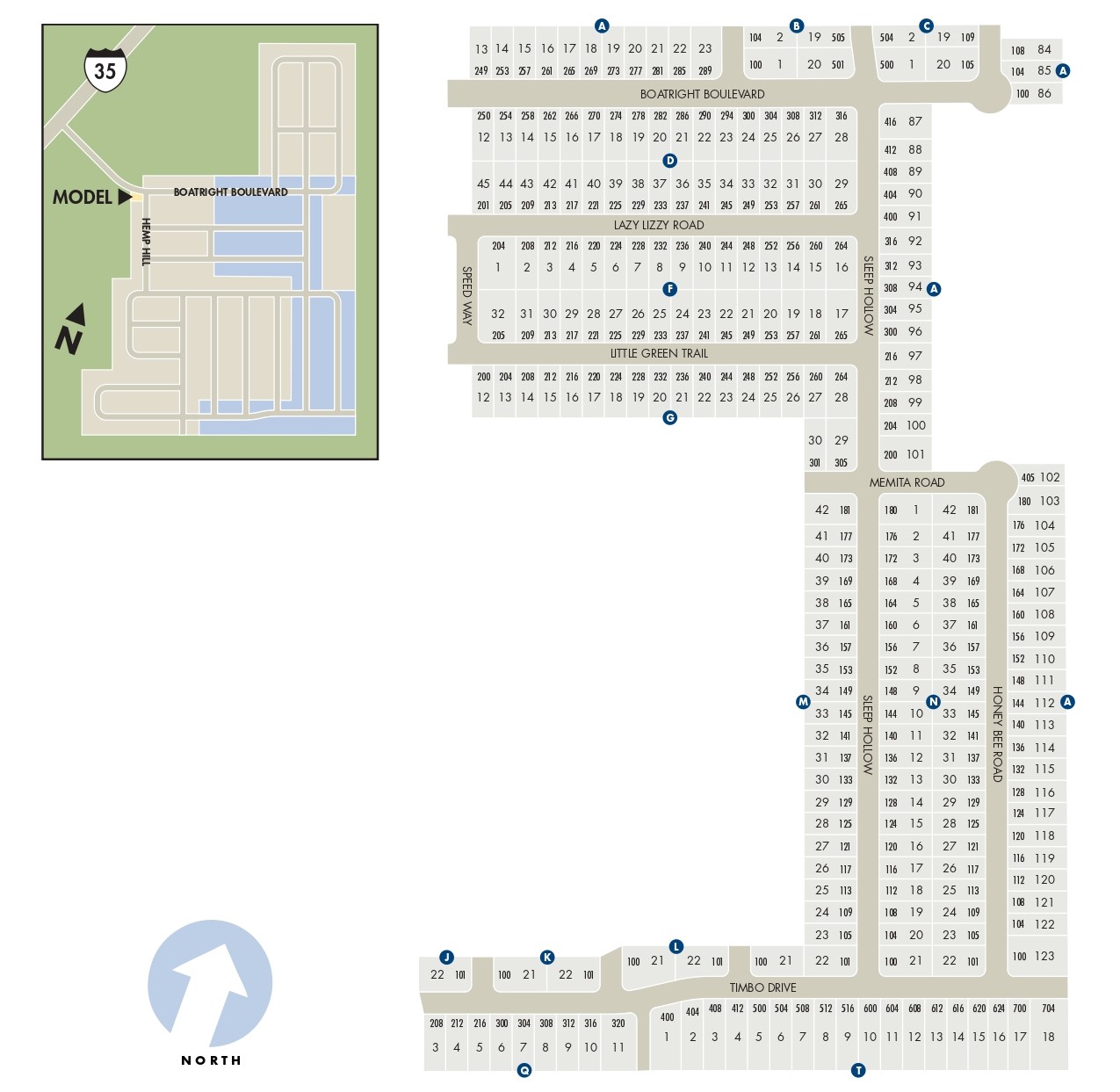 Eastern Wells site plan