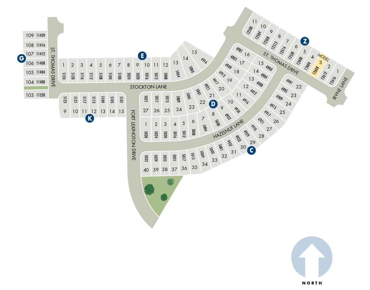 Lexington Parke site plan