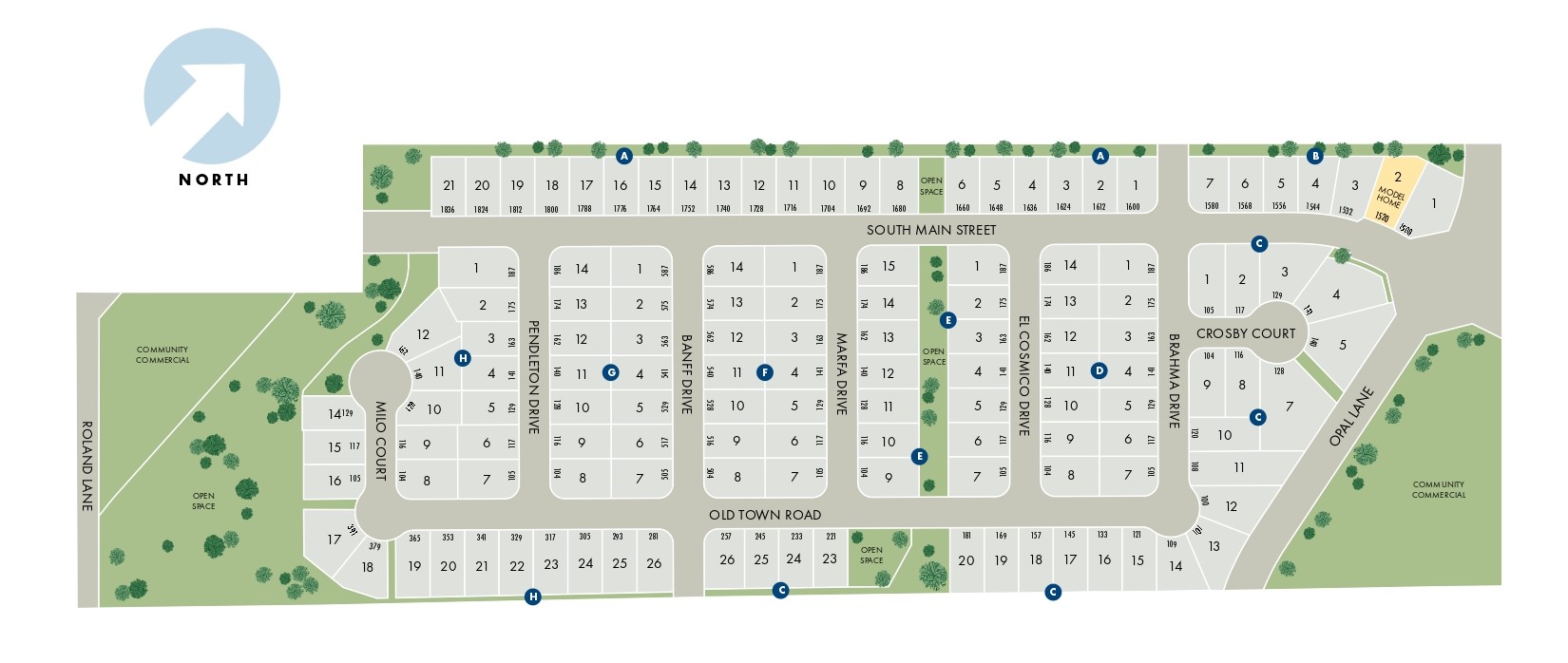 Opal Meadows site plan
