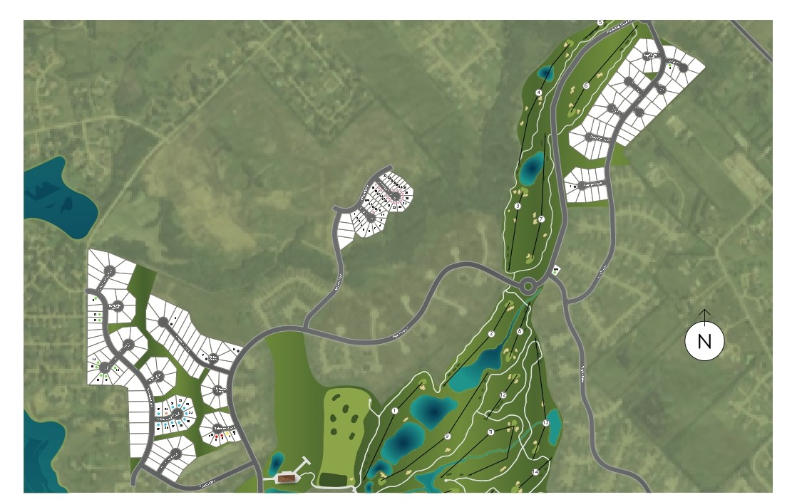 Heath Golf & Yacht Estates site plan