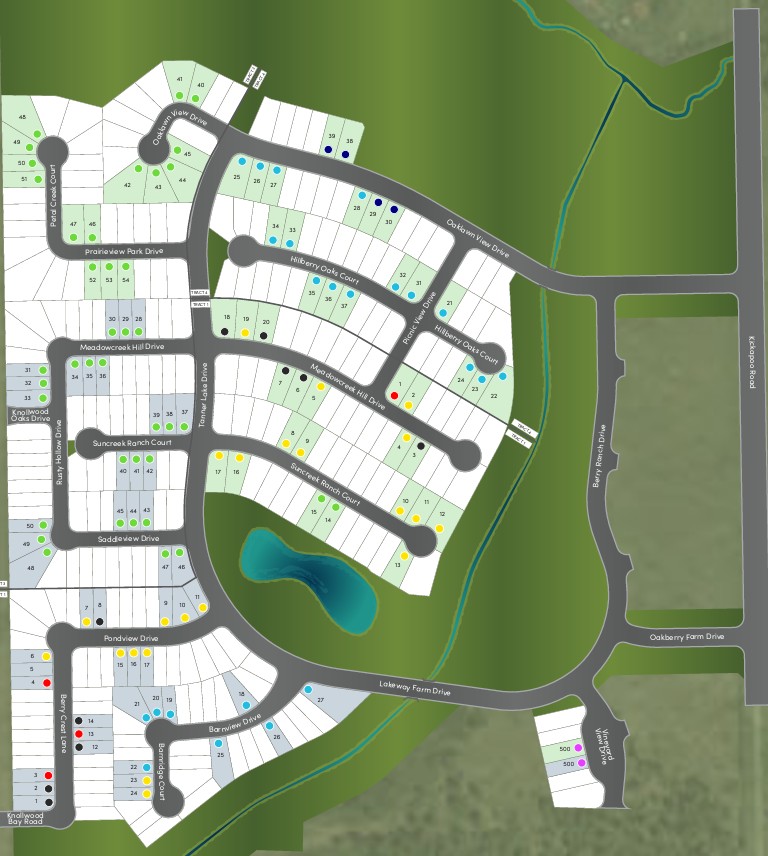 Oakberry Trails site plan