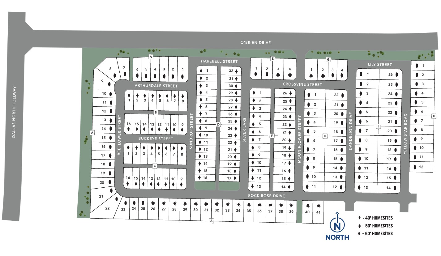 Arbors at Legacy Hills site plan