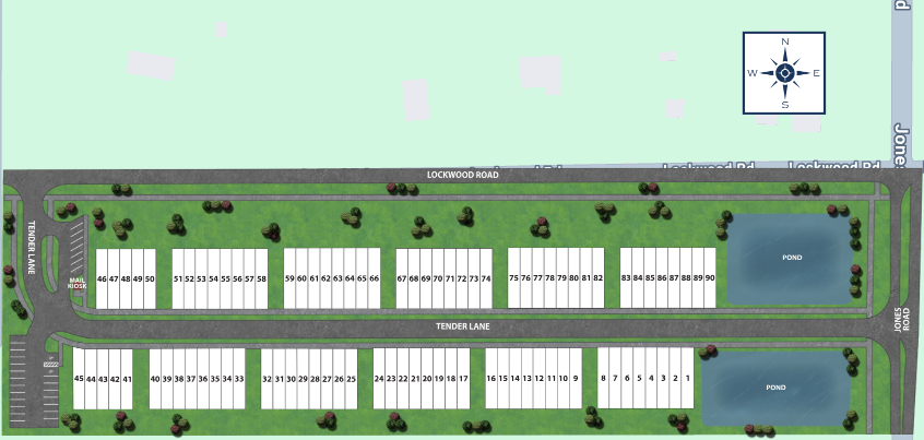 Cary Landing site plan
