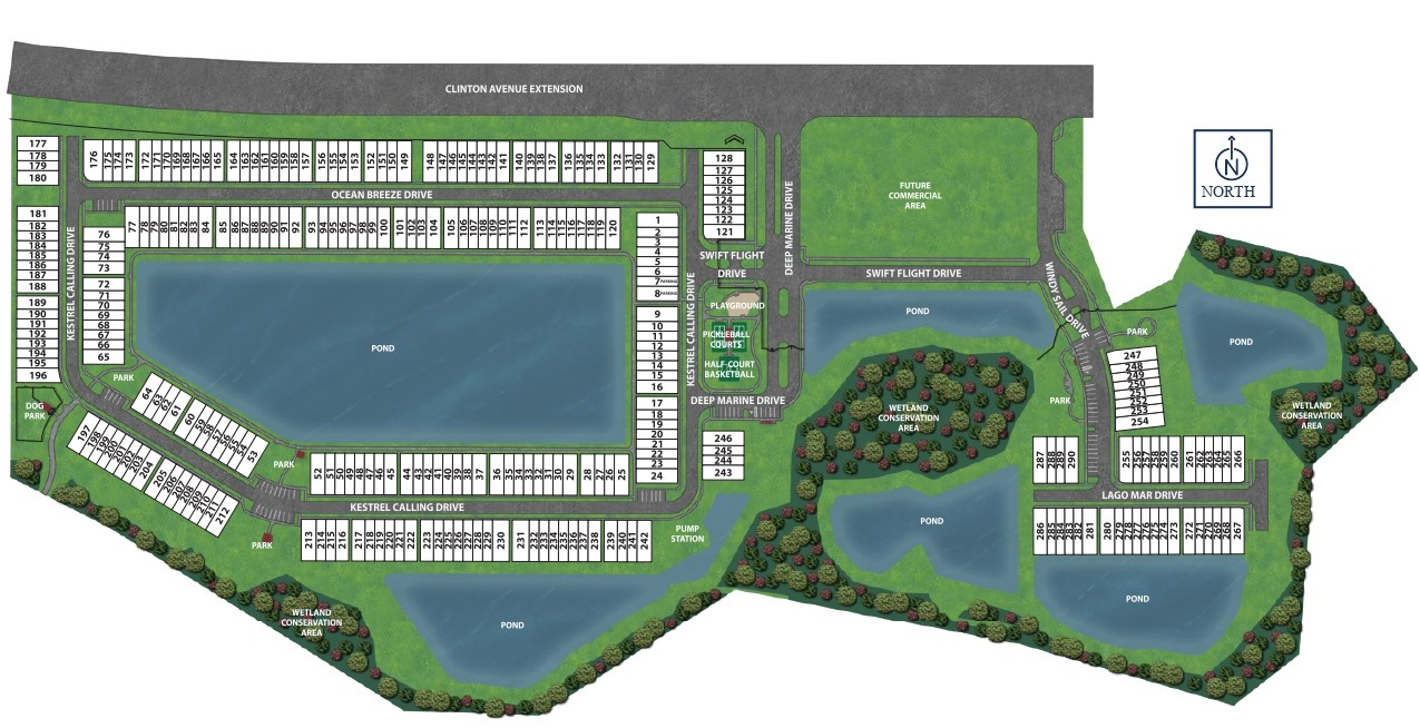 Shores at Mirada site plan