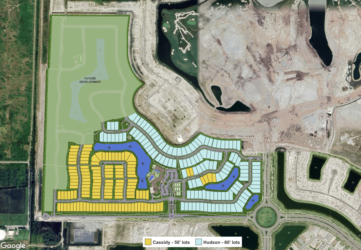 Esprit at Avenir site plan