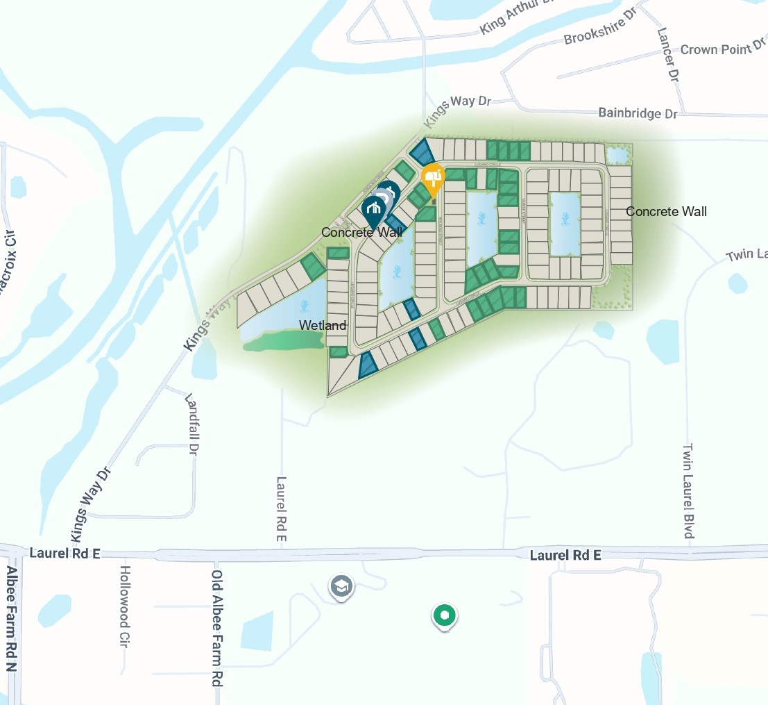 Cassata Lakes site plan