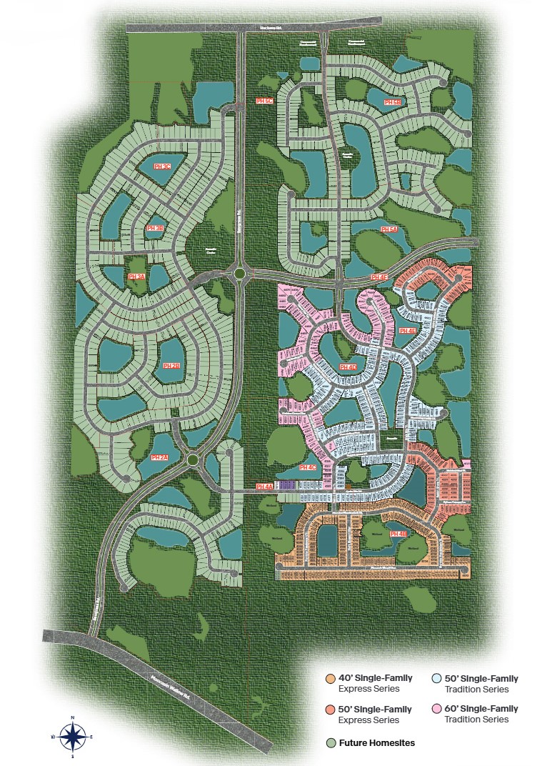 Oakfield Trails site plan