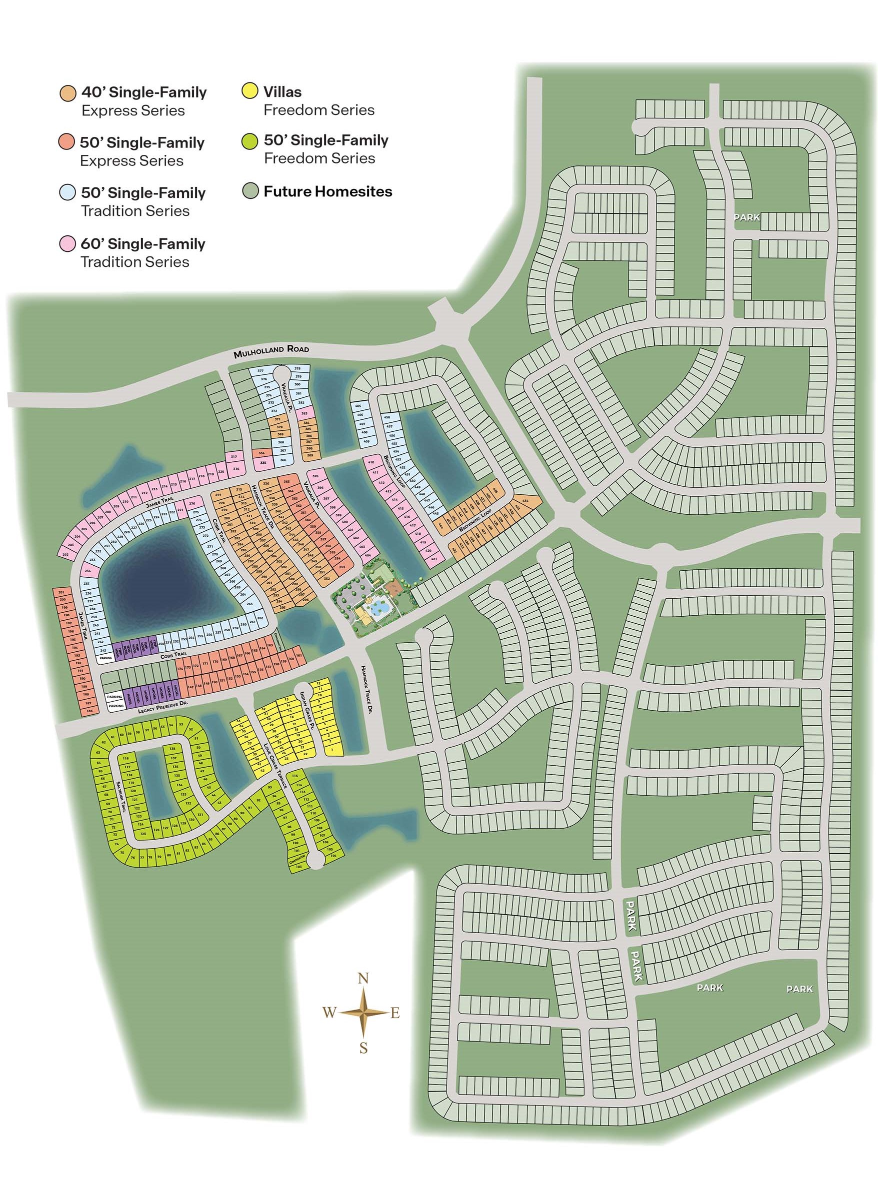 Legacy Preserve site plan