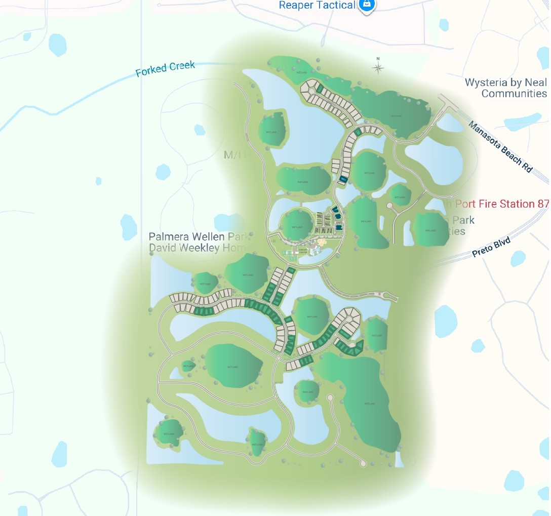 Palmera at Wellen Park site plan