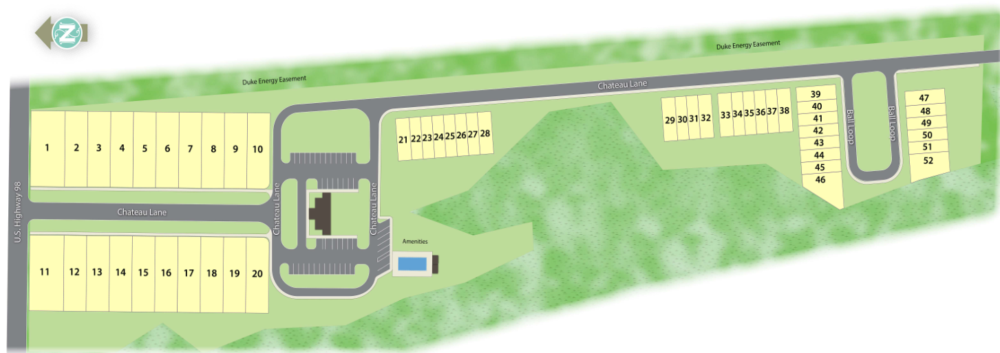 Chateau Nemours site plan