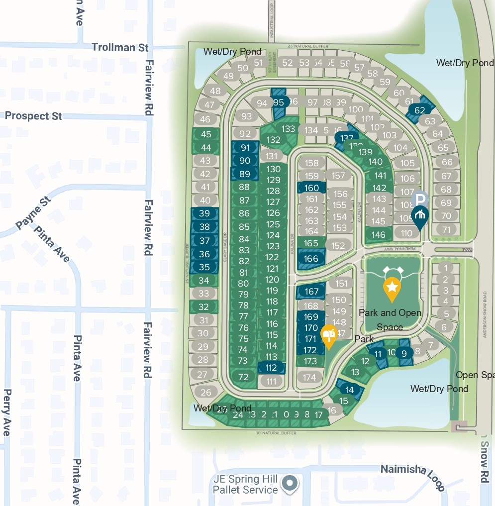 Anderson Snow Estates site plan