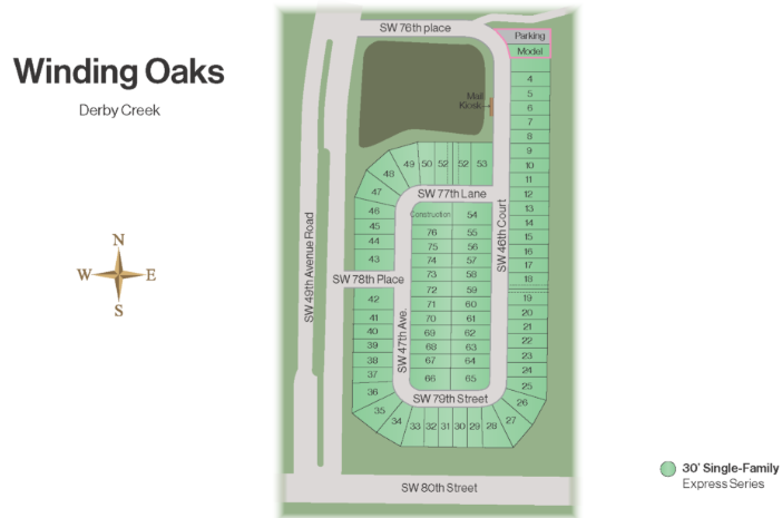 Derby Creek site plan