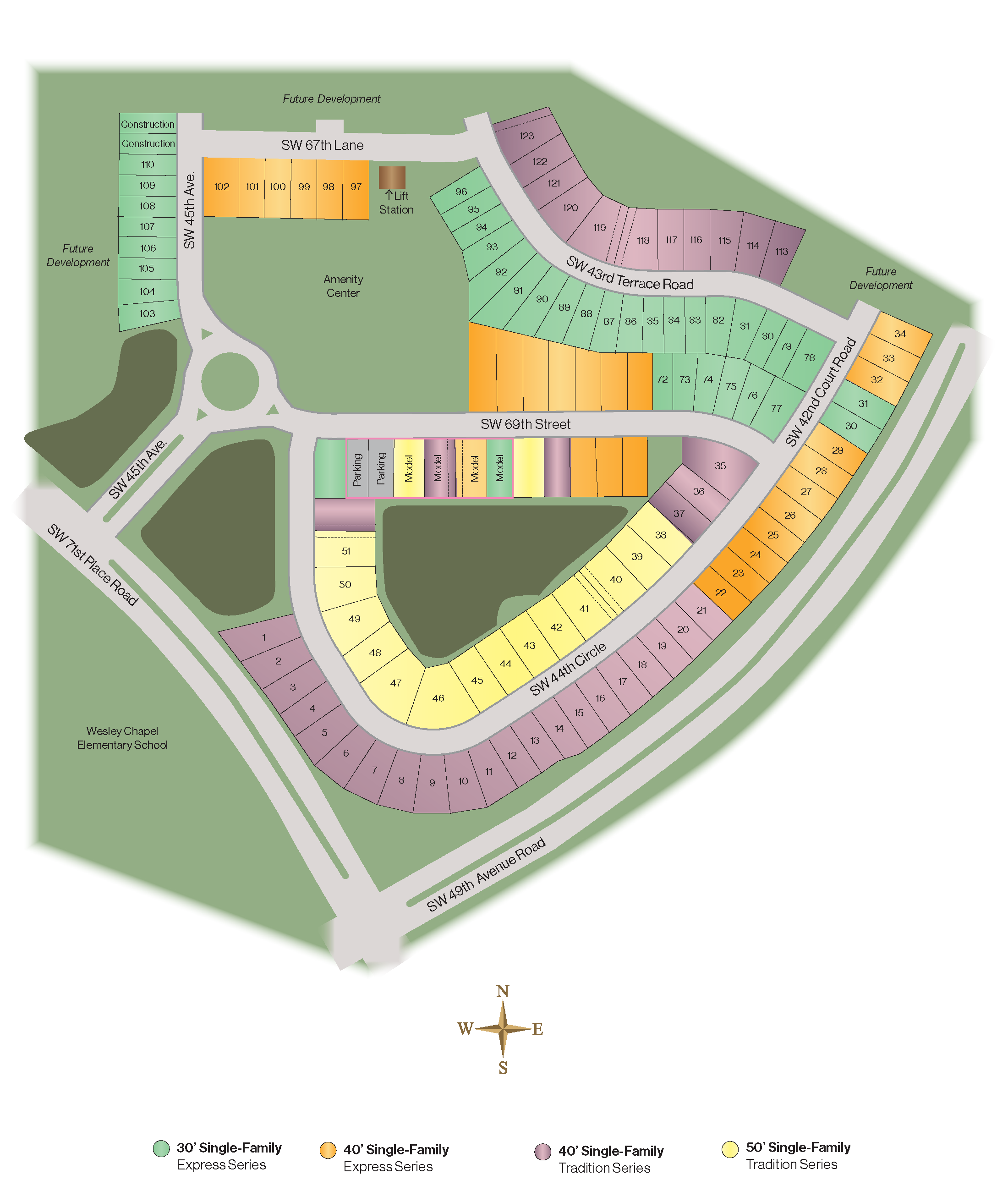 Tartan Farms at Winding Oaks site plan