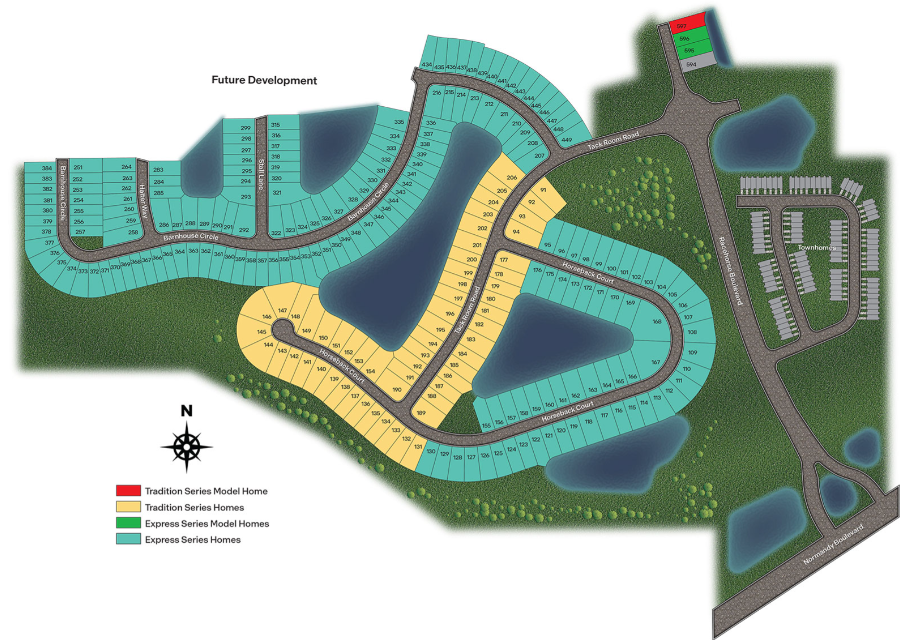 Bridle Creek site plan