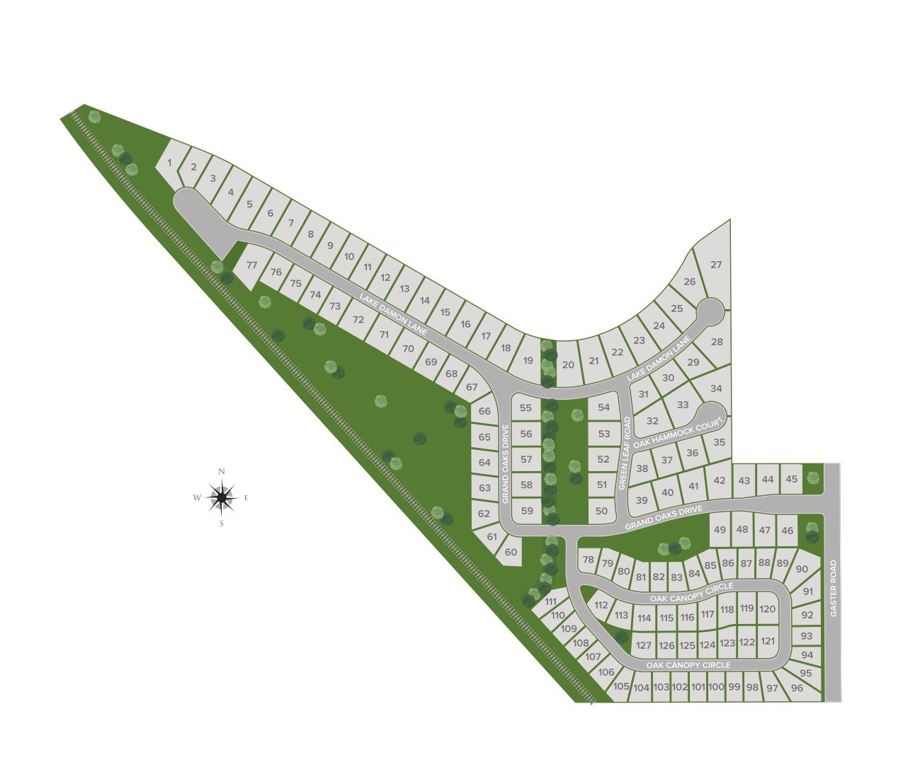Grand Oaks site plan
