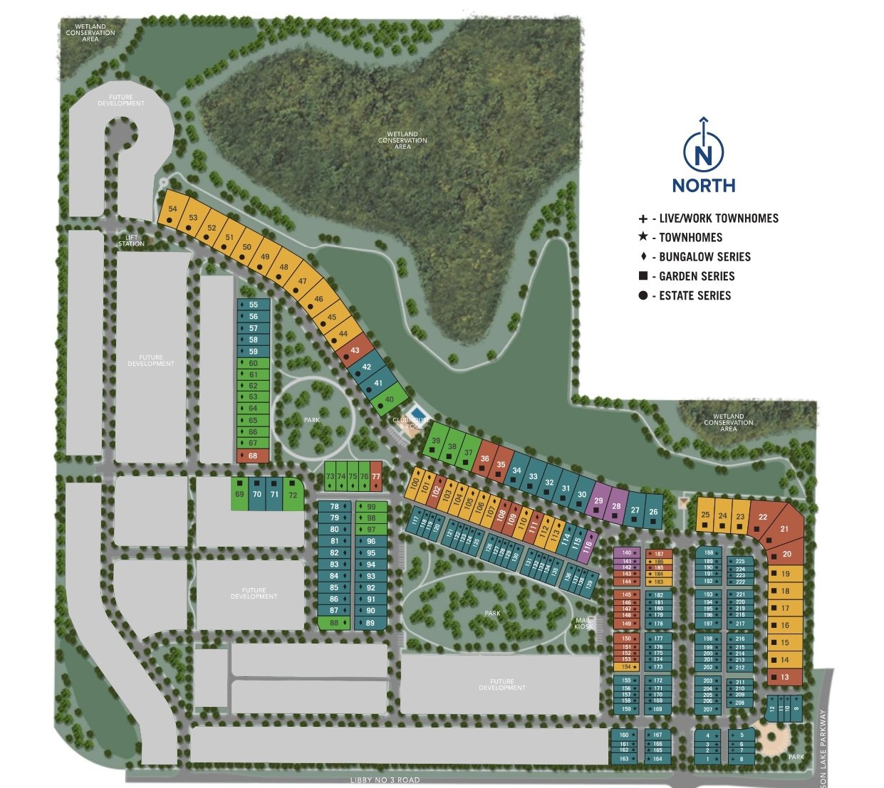 Rainwood site plan
