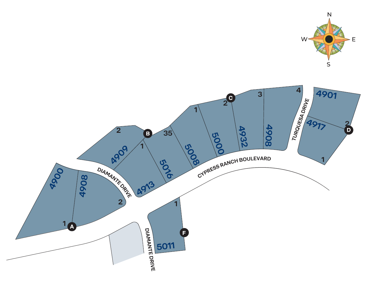 Sola Vista at West Cypress Hills site plan