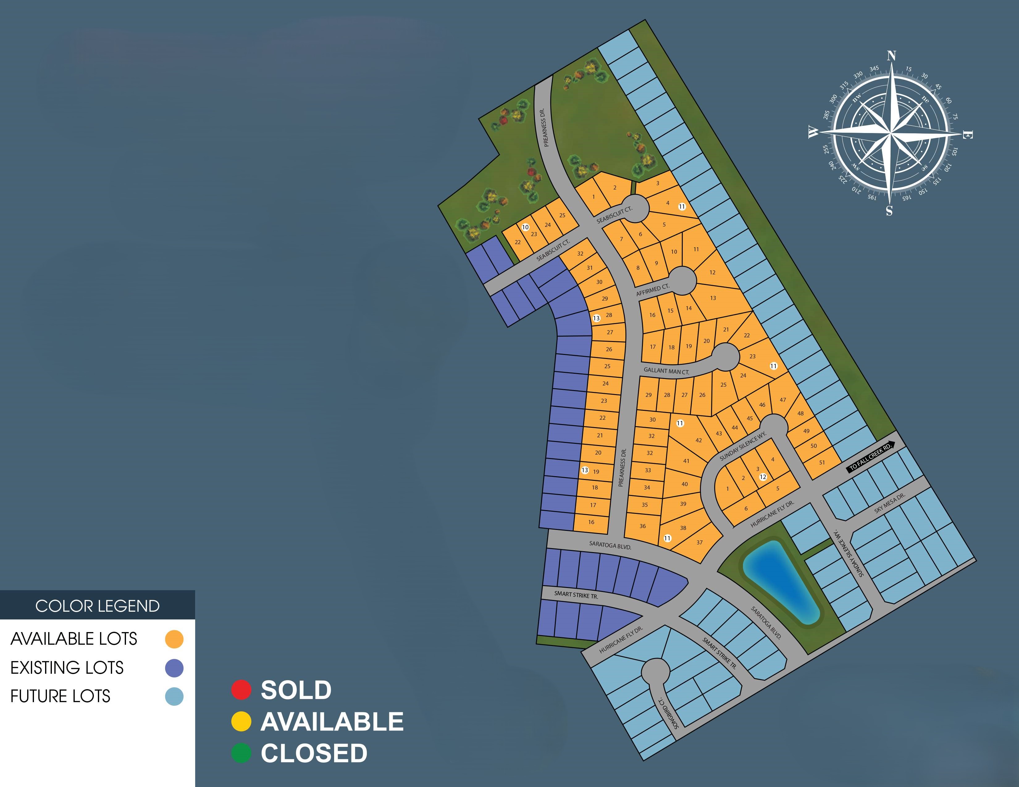 Saratoga site plan