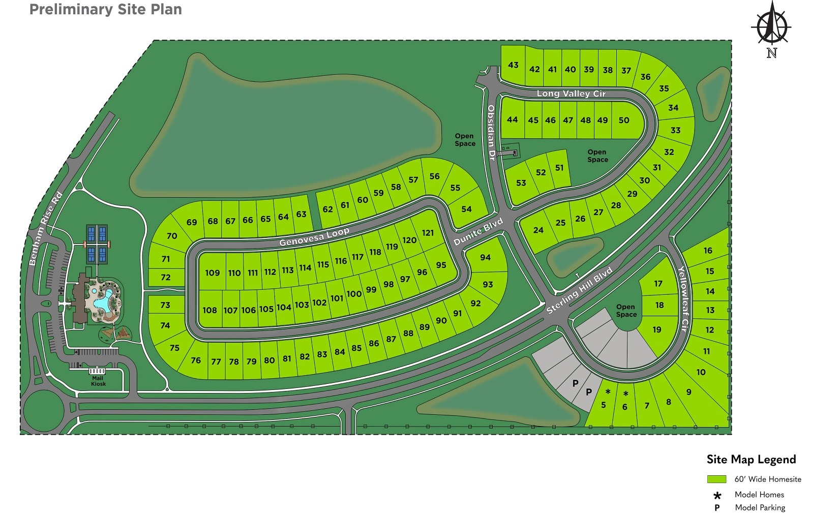 Caldera site plan