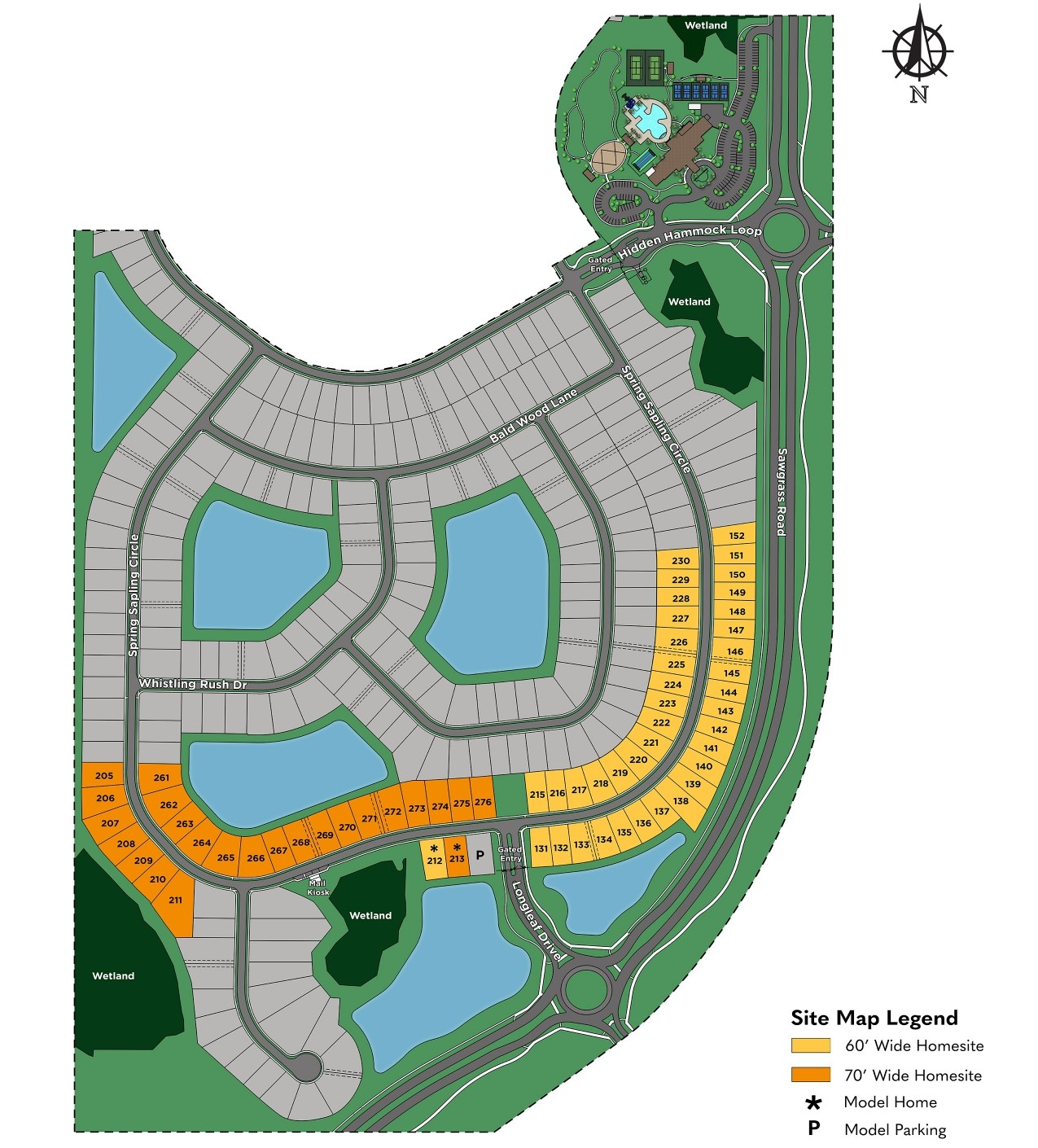 Oakfield site plan