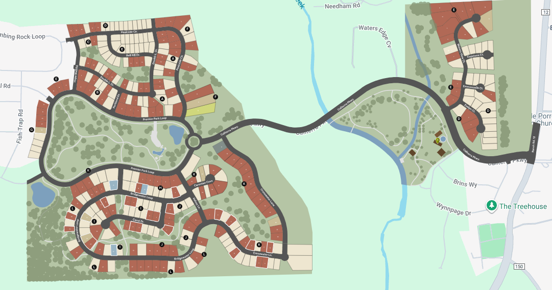 Caliterra - 80' site plan
