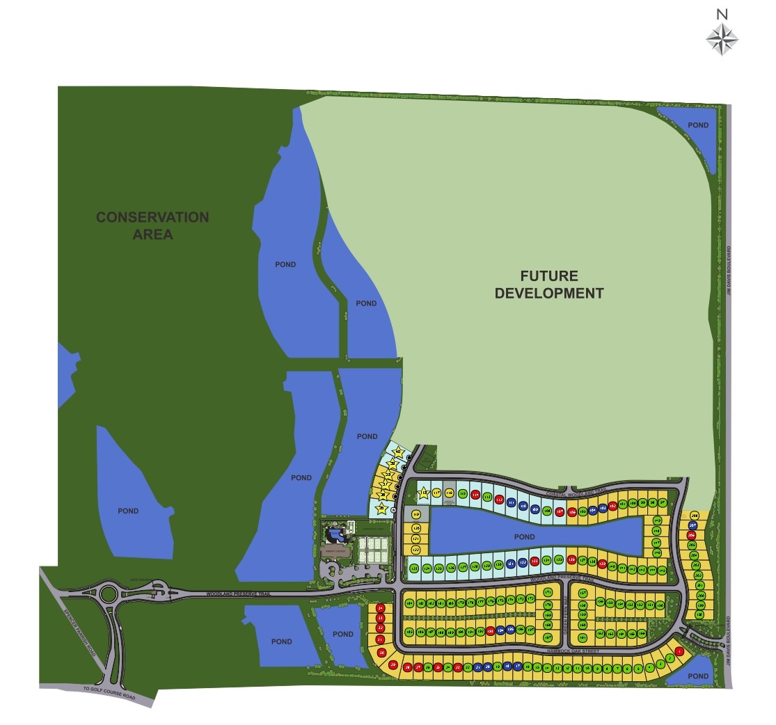 Woodland Preserve site plan
