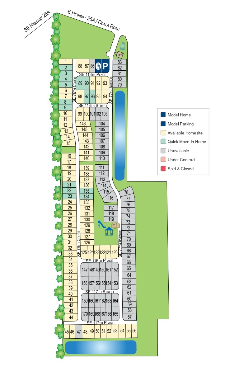 Vista Trace site plan