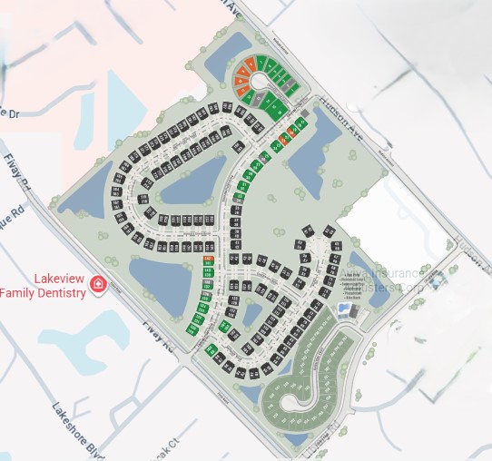Emerald Fields site plan