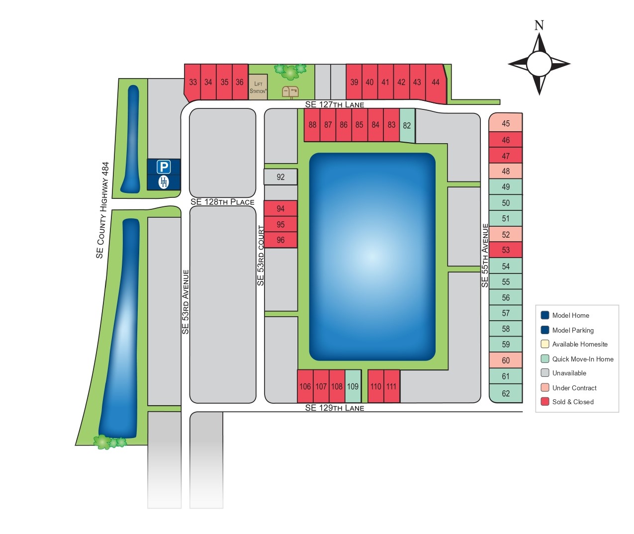 Bennah Oaks site plan