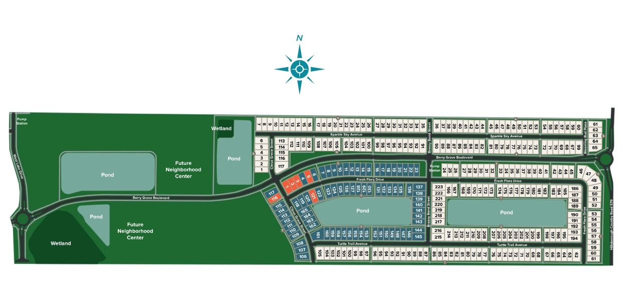 Berry Bay site plan