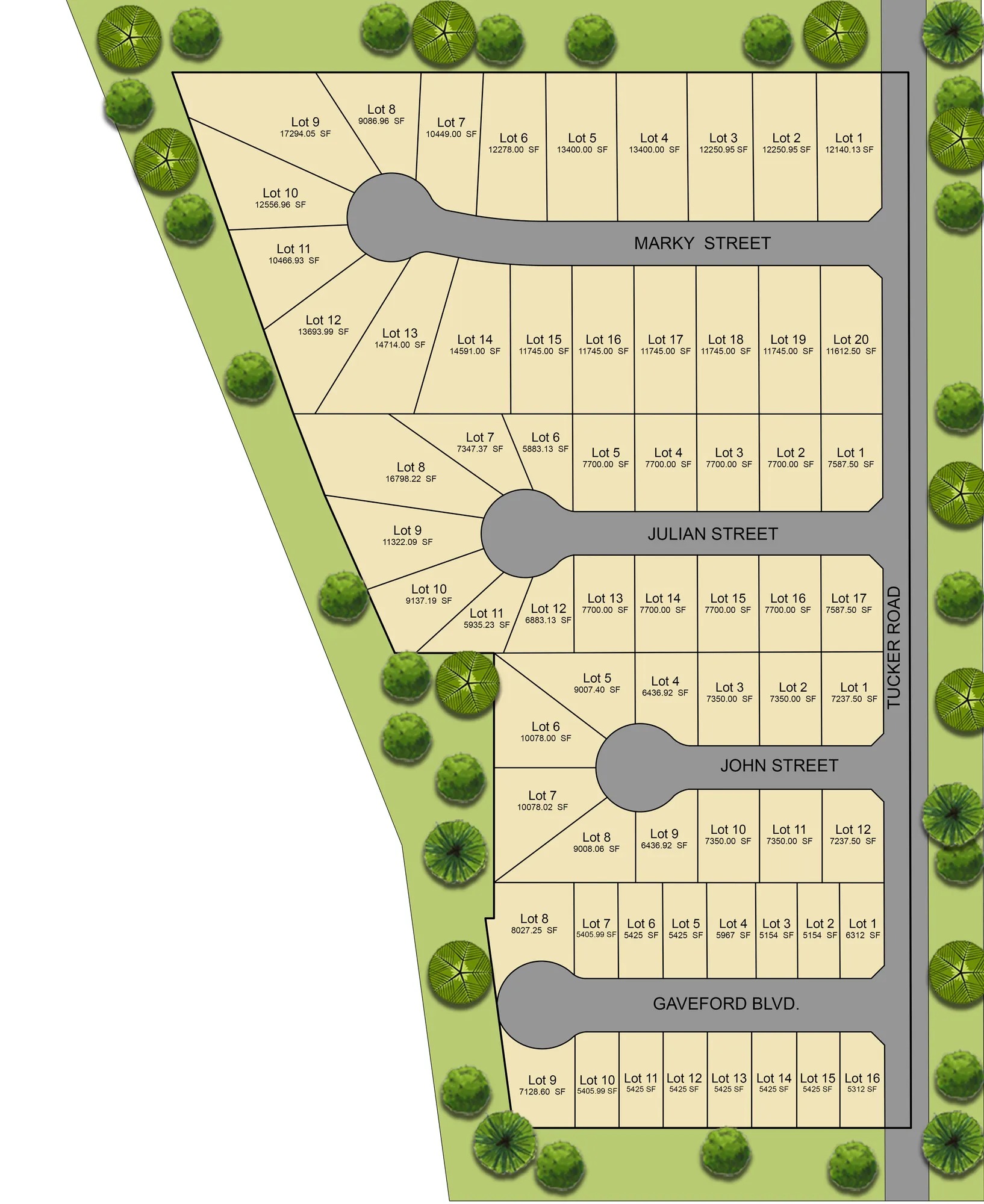 Ashwood Estates site plan