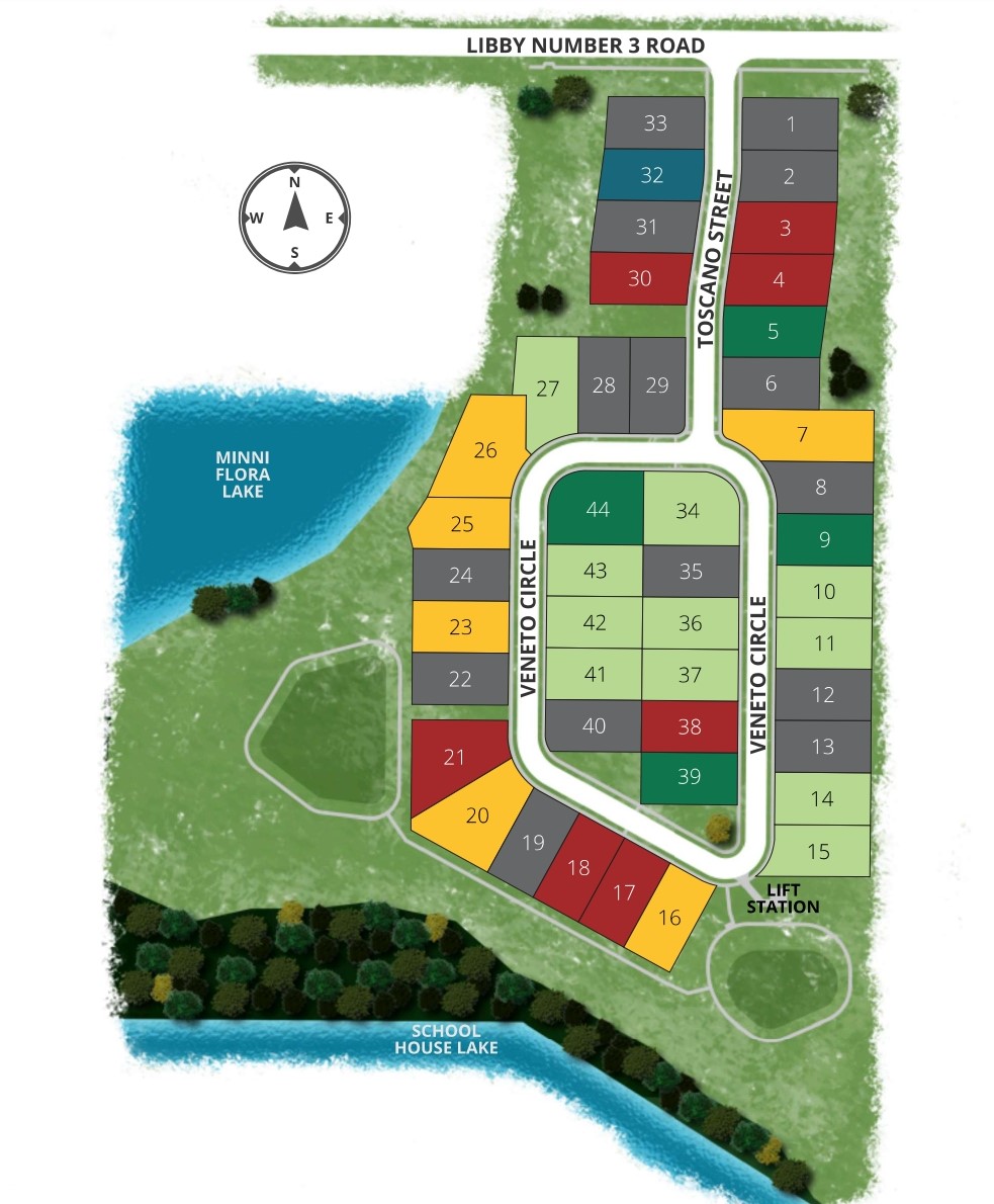 The Vintner Reserve site plan