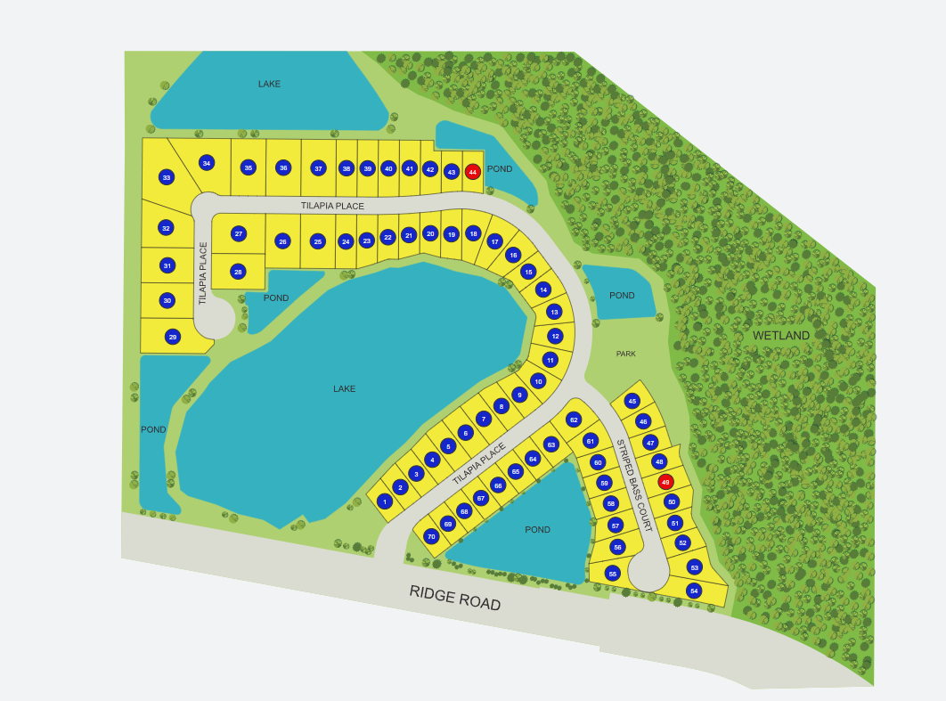 Hidden Ridge site plan