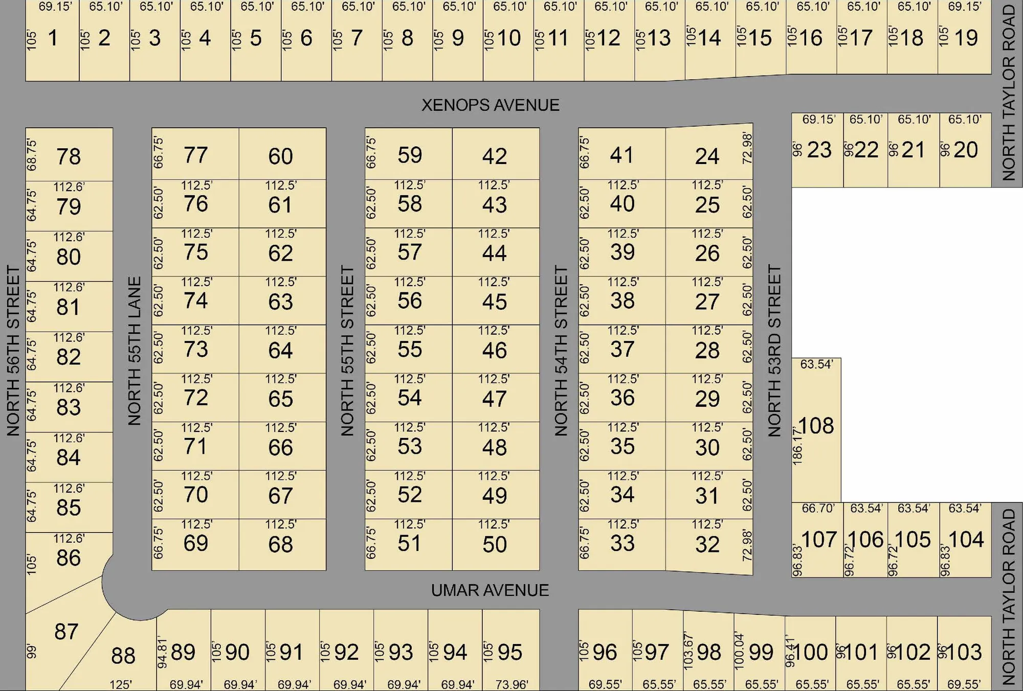 Cobblestone site plan