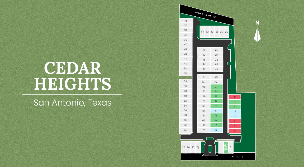 Cedar Heights site plan